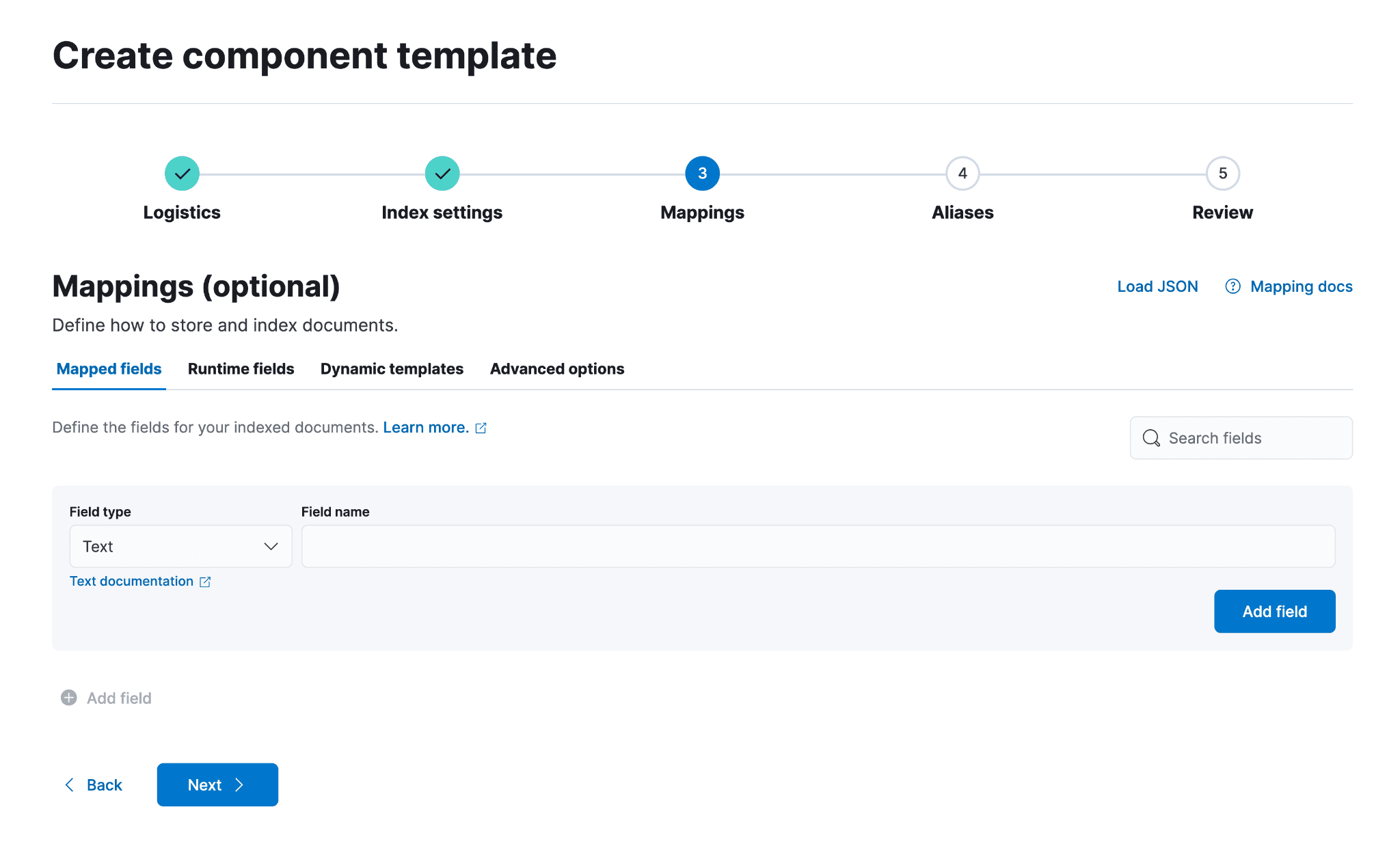 Template mappings