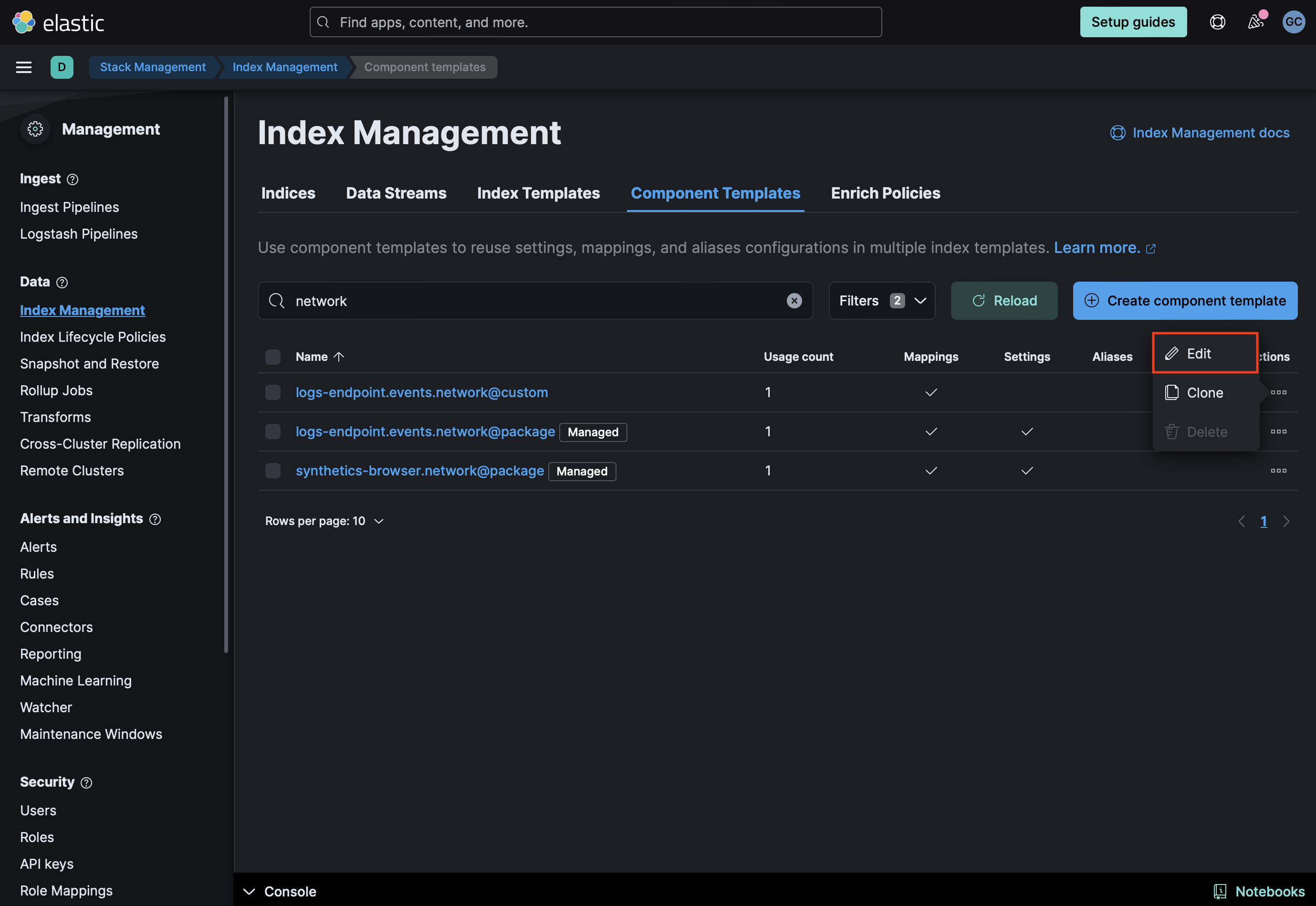 Component Templates