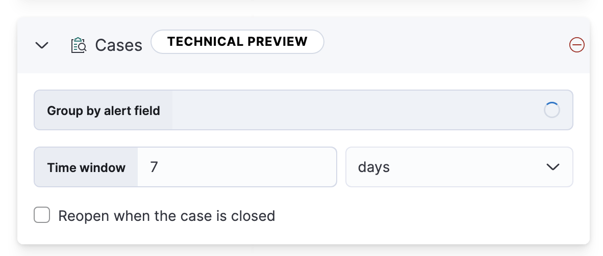 Add a cases action while creating a rule in Kibana Rules