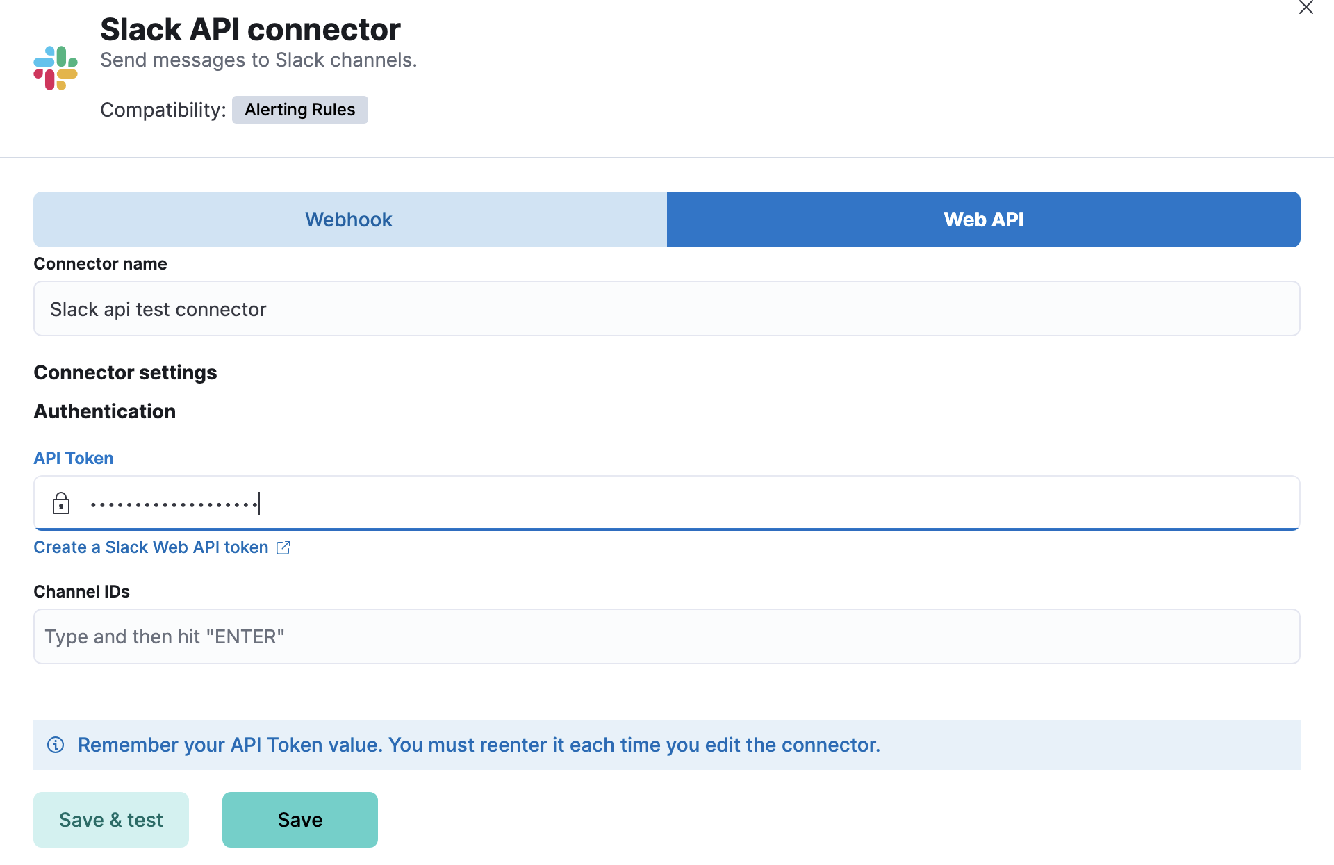 Slack API connector