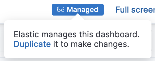 Managed badge dialog with Duplicate button