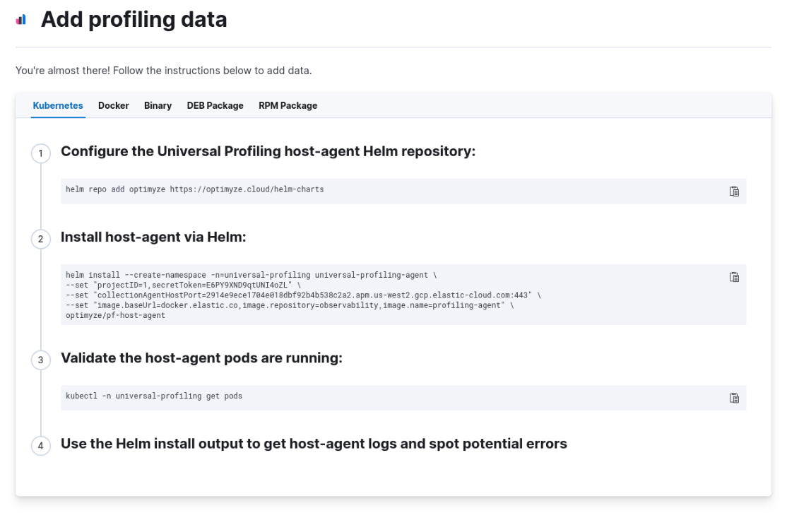 profiling k8s hostagent