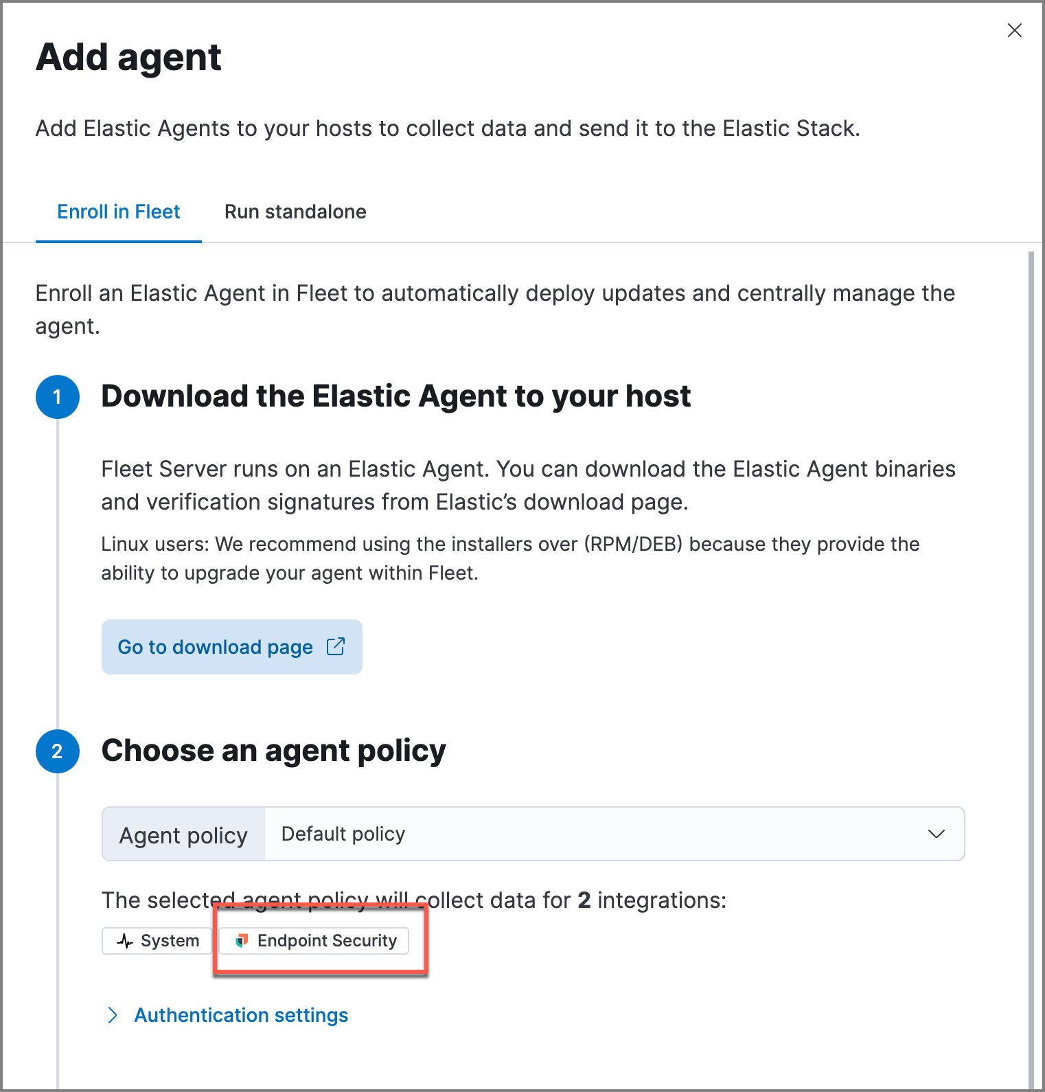 Elastic Endpoint Security (free)