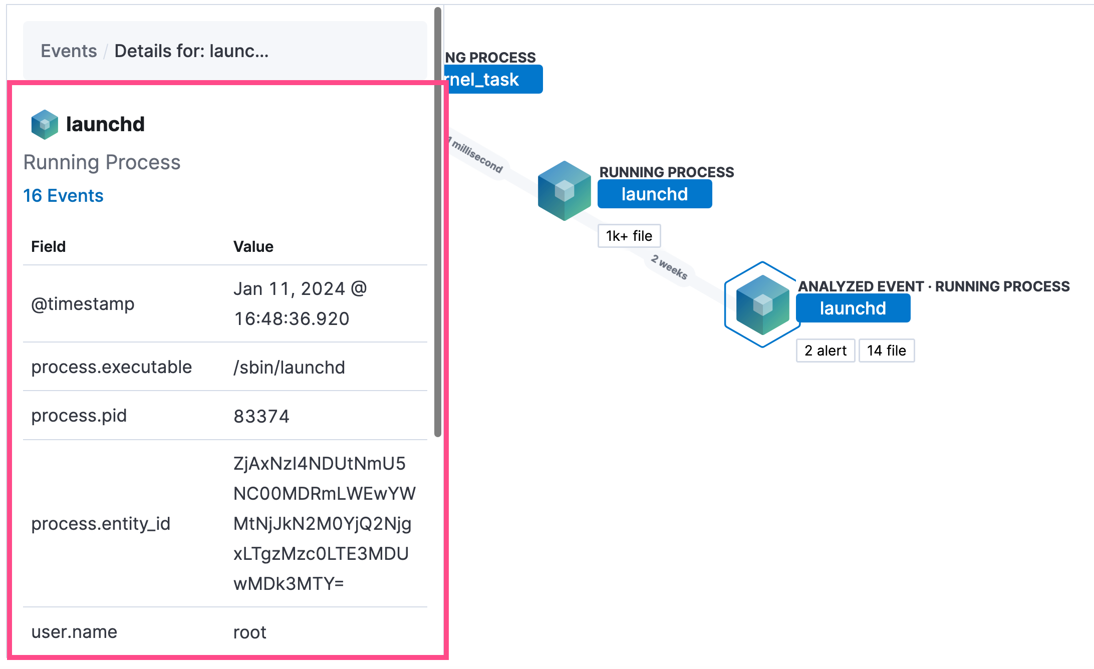  detections process details