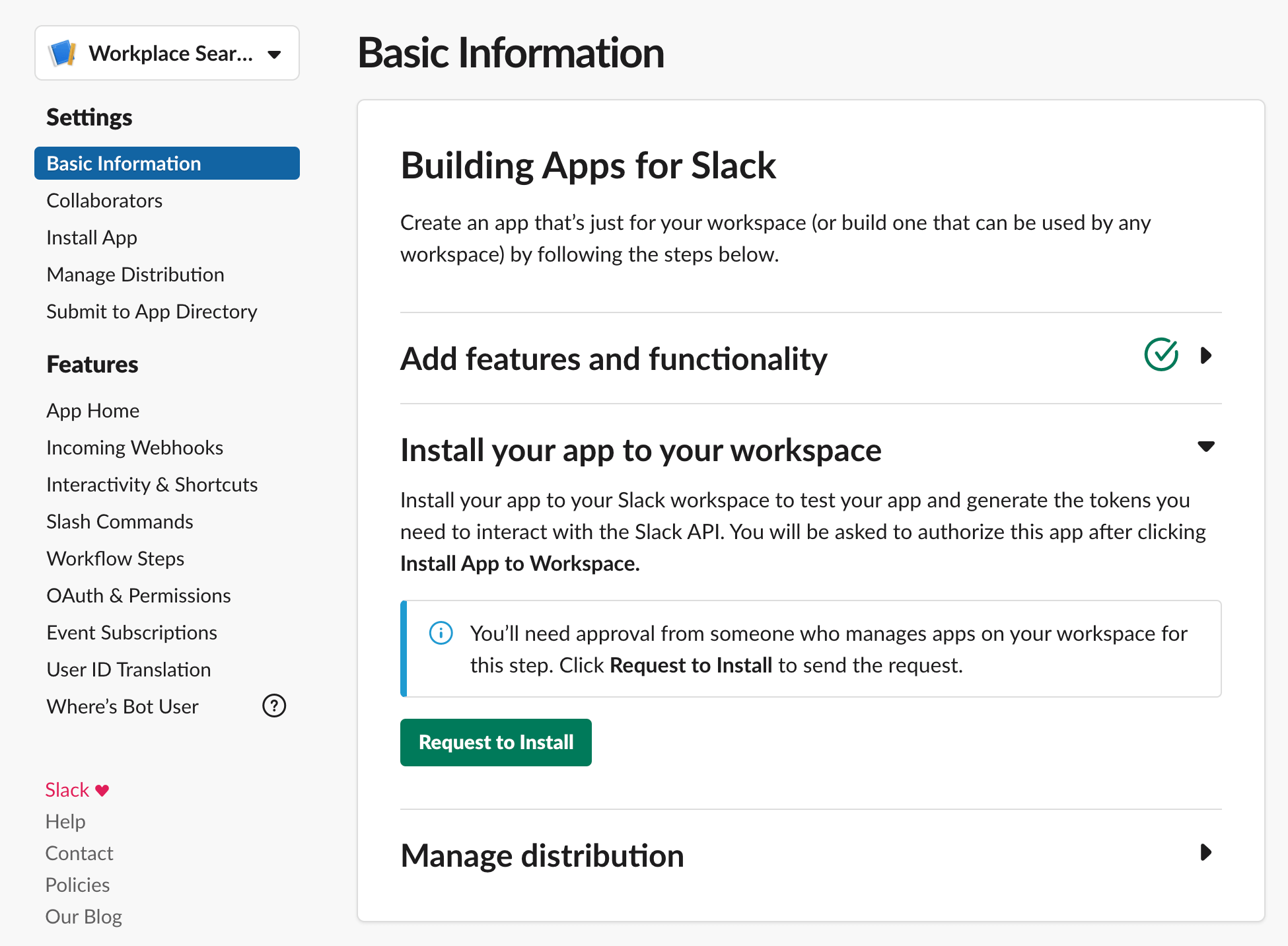 does slack install to app data