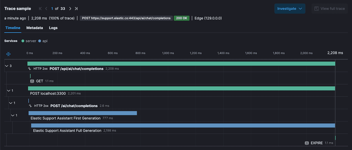 APM trace