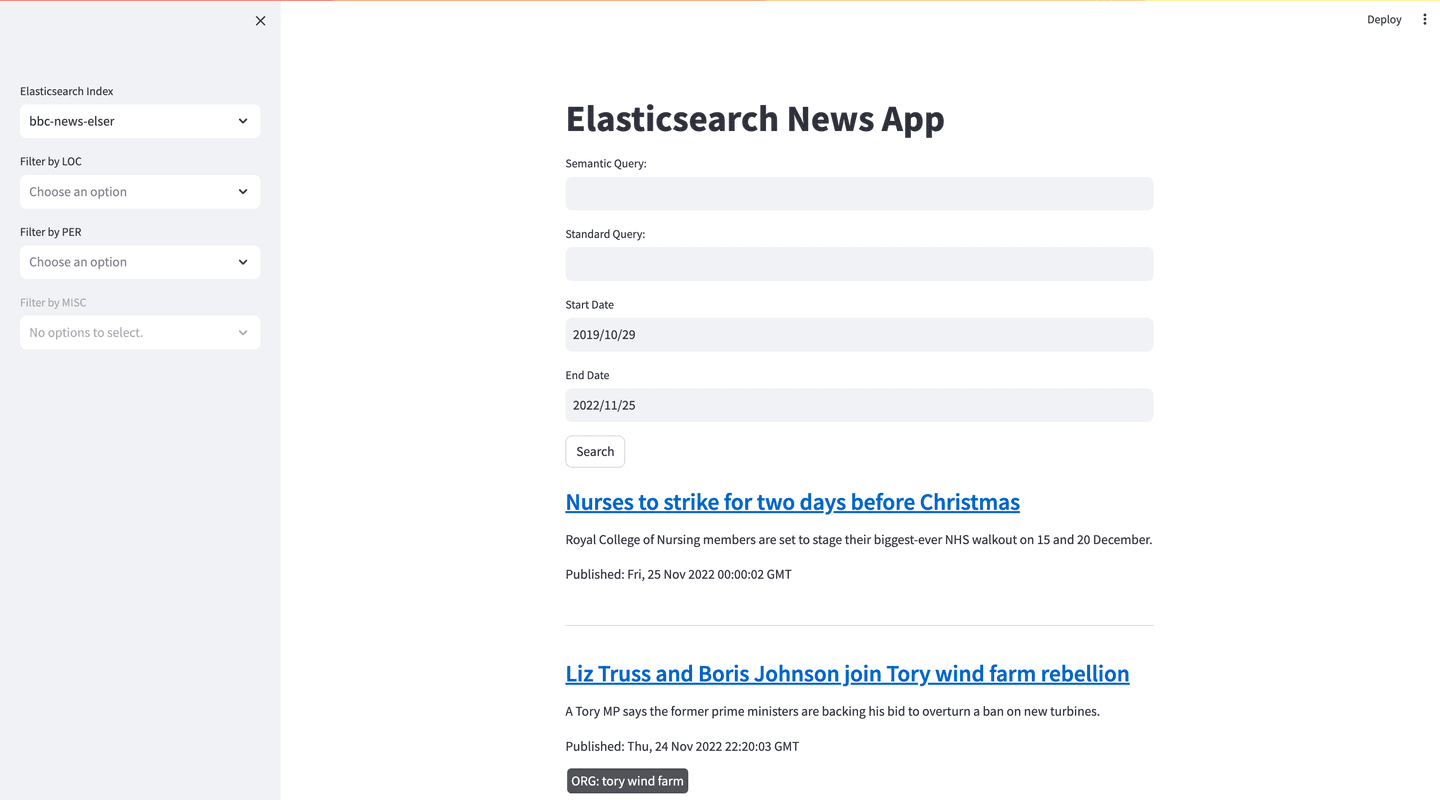 Search App UI