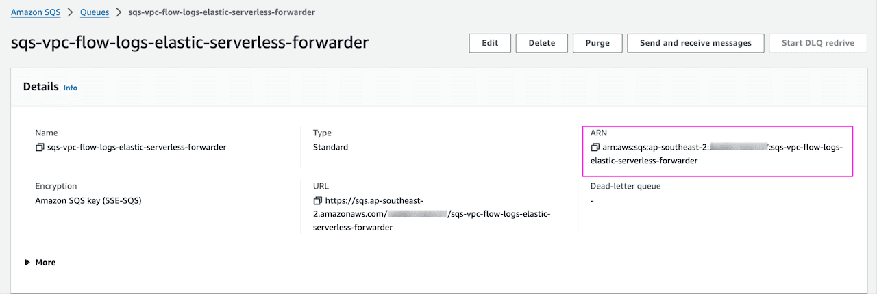 Create SQS ARN for AWS S3 data ingestion to Elastic Cloud