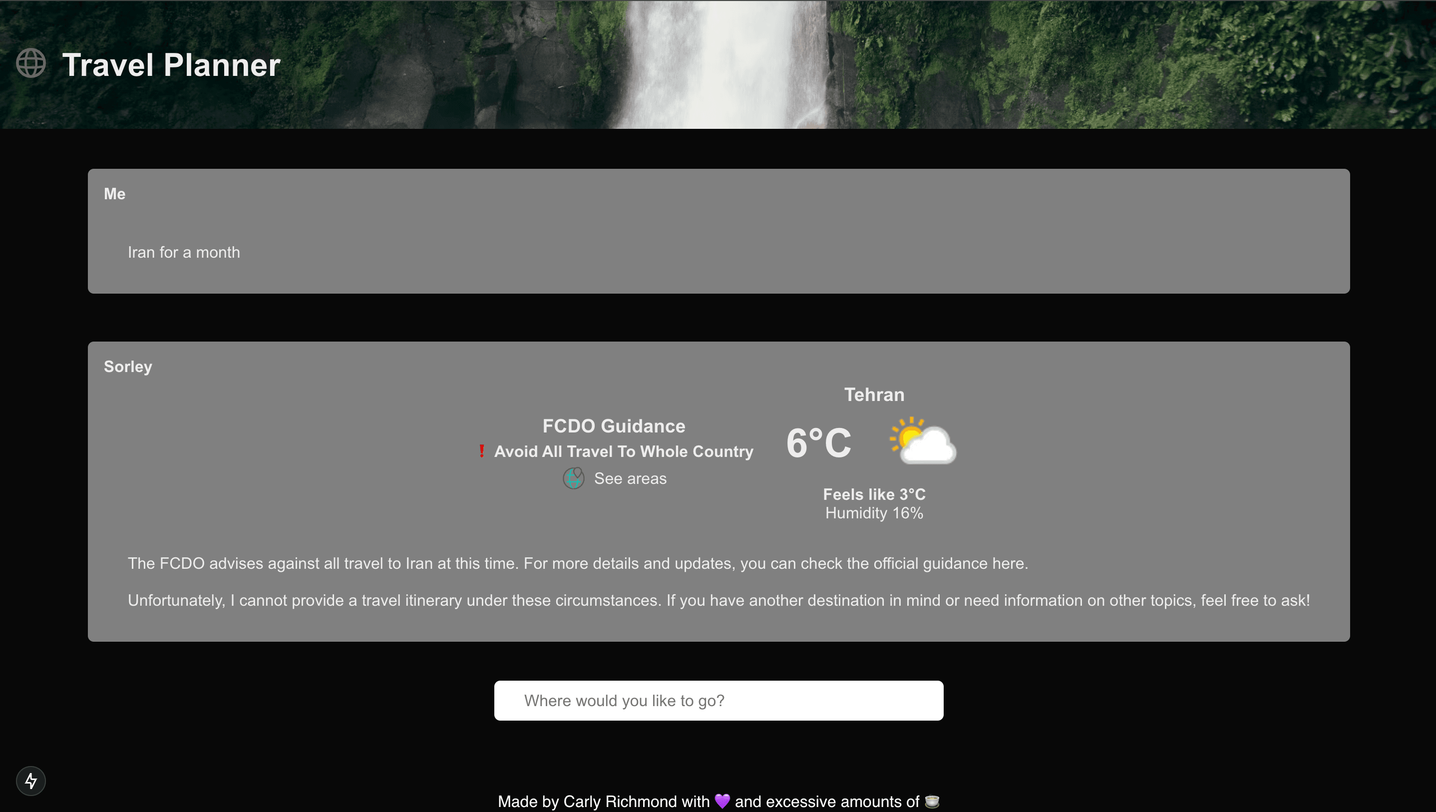 FCDO Tool for AI agent app